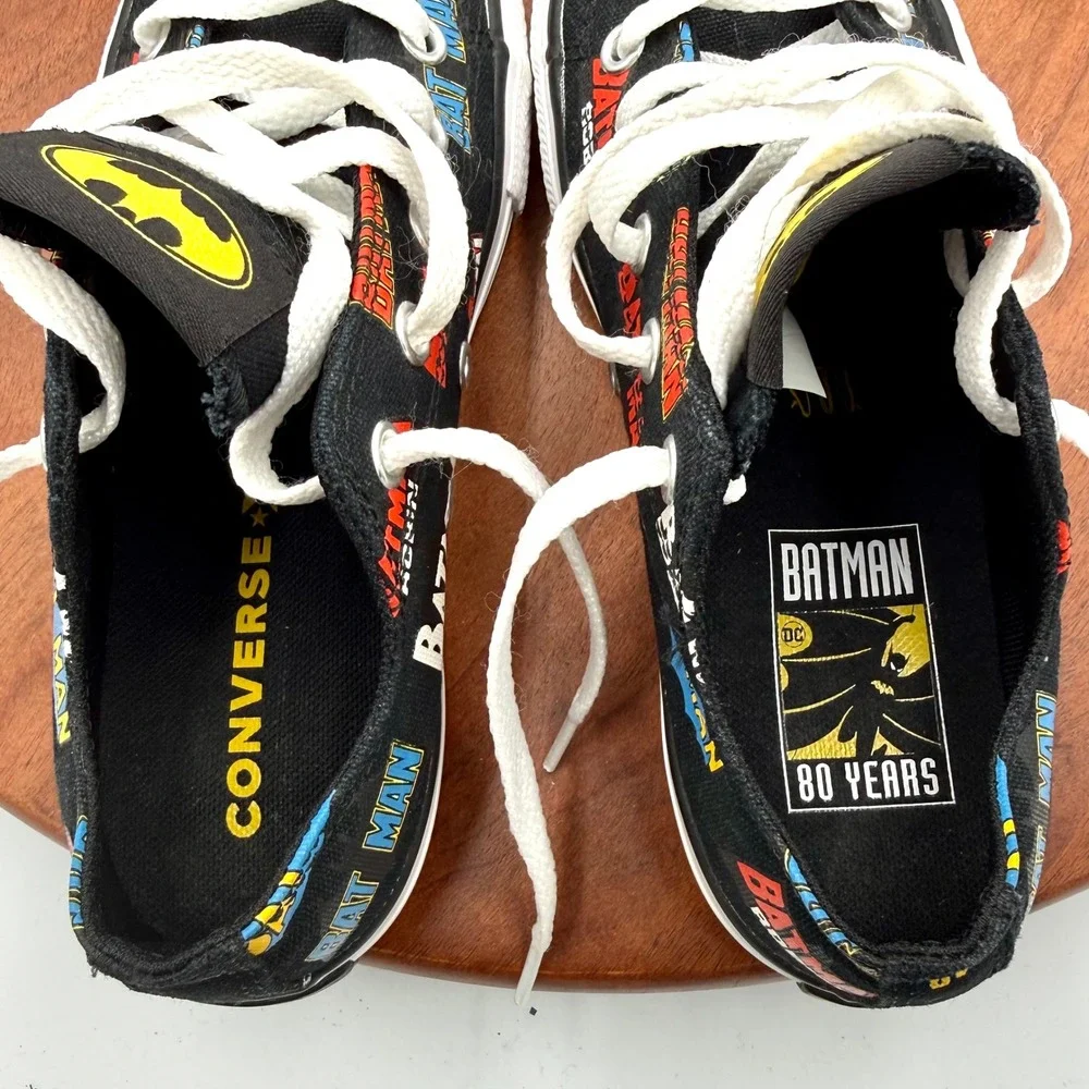 Converse Chuck Taylor All Star Batman 80‎ Years Sneakers Black 367321F Kids 1.5Y